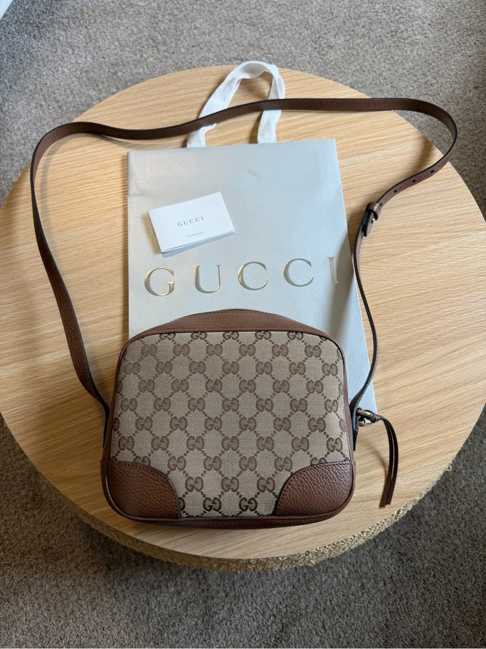 Gucci GG Canvas Bree Crossbody